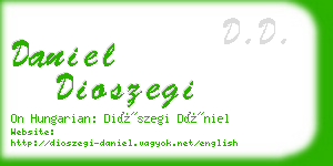 daniel dioszegi business card